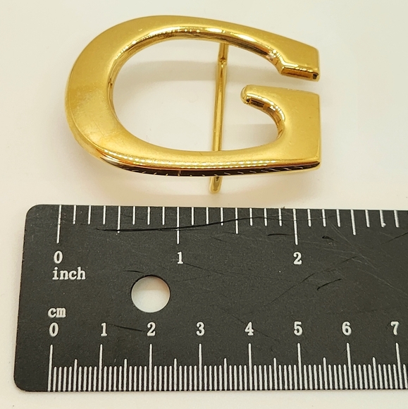 GUCCI Gold G Buckle Belt With Box - Picture 6 of 7